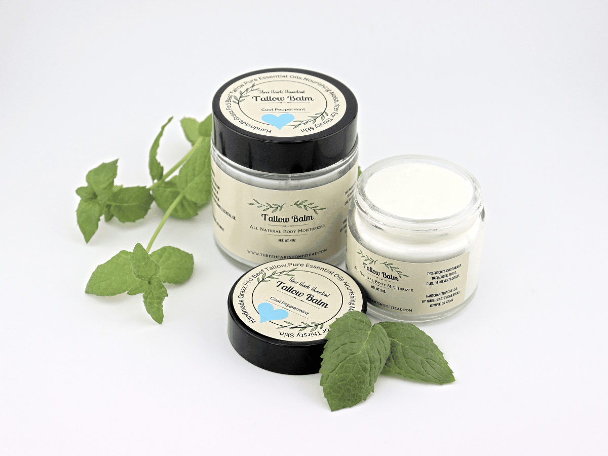 Cool Peppermint Tallow Balm